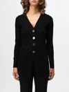 MALIPARMI CARDIGAN MALIPARMI WOMAN COLOR BLACK,G03159002