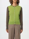 MALIPARMI CARDIGAN MALIPARMI WOMAN COLOR MILITARY,G03158055