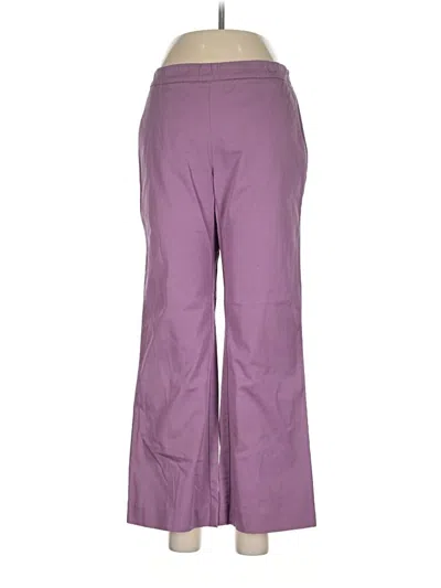 Pre-owned Maliparmi Casual Pants In Purple