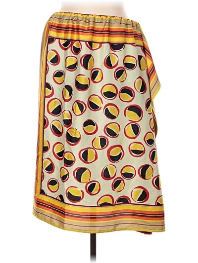 Pre-owned Maliparmi Casual Skirt In Yellow