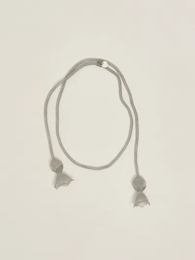 Maliparmi Collana Steel Metal Necklace In Metallic
