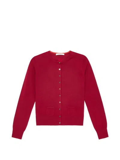 Maliparmi Colours Of The World Crew-neck Cardigan In Red