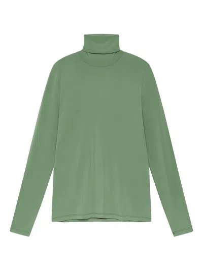 Maliparmi Colours Of The World Roll-neck Long-sleeve Top In Green