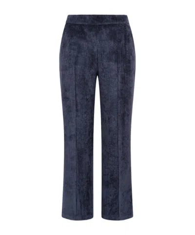 Maliparmi Corduroy Velvet Trouser In Blue