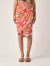 Maliparmi Cotone Shawl In Pink