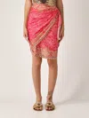 Maliparmi Cotone Shawl In Pink