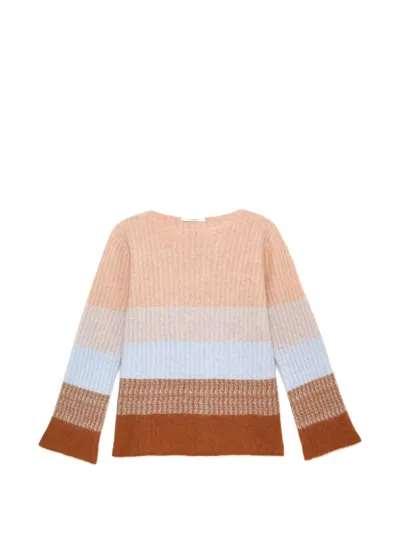 Maliparmi Crew-neck Sweater In Nude