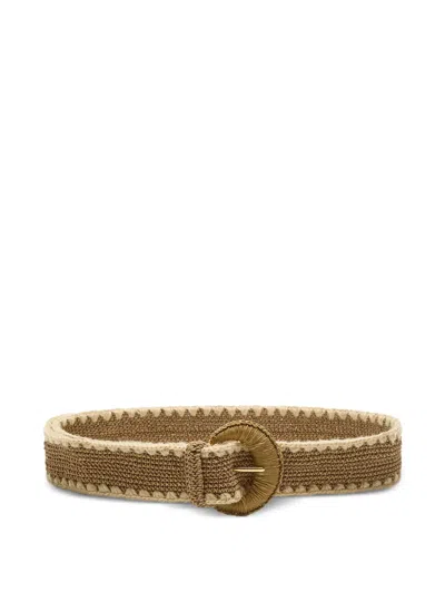 Maliparmi Crochet Belt In Brown