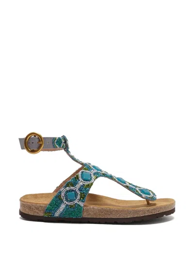 Maliparmi Diamond Beads Infrabijoux® Sandals In Black