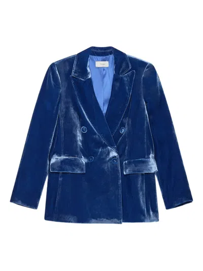 Maliparmi Double-breasted Blazer In Blue