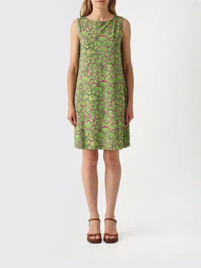 Maliparmi Dress Woman Color Violet In Green