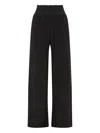 Maliparmi Elastic-waist Wide-leg Trousers In Black