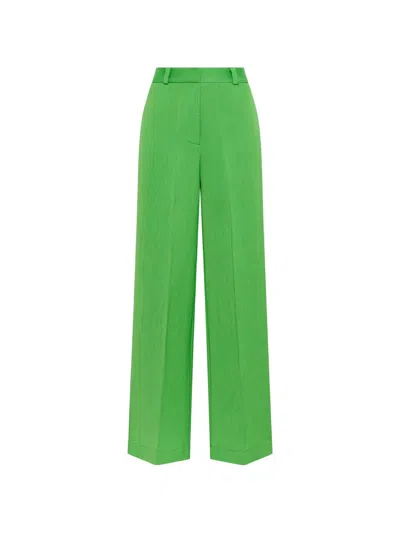 Maliparmi 밴딩 타임리스 리넨 팬츠 In Green