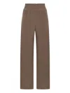 Maliparmi Elasticated-waistband Trousers In Brown