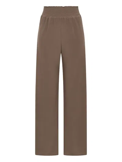 Maliparmi Elasticated-waistband Trousers In Brown