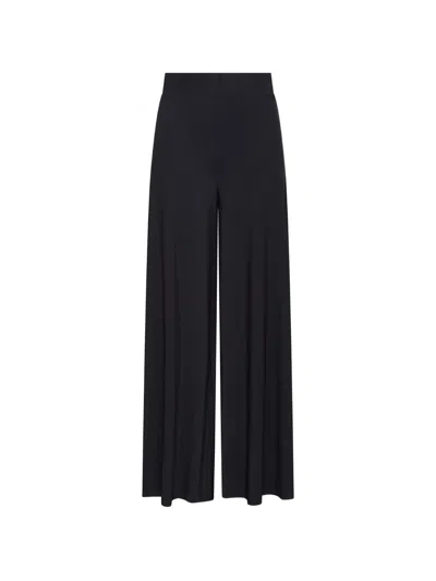 Maliparmi Elastic-waistband Palazzo Pants In Black