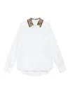 Maliparmi Embellished-collar Shirt In White