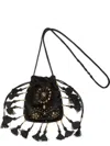 Maliparmi Embellished-tassel Crossbody Bag In Black
