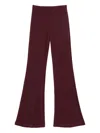 Maliparmi Flared Trousers In Red