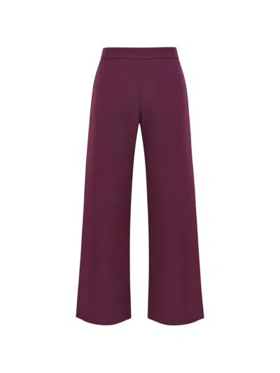 Maliparmi Flared Trousers In Purple