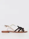 Maliparmi Malìparmi Woman Sandals Black Size 6 Textile Fibers