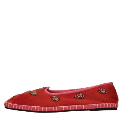 Maliparmi Flat Shoes In Red