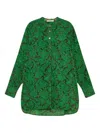Maliparmi Floral-print Button Shirt In Green