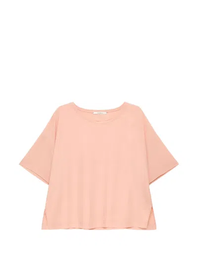 Maliparmi Fluid Crepe T-shirt In Pink