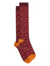 Maliparmi Geometric-pattern Knee-high Socks In Multi