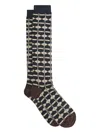 Maliparmi Geometric-pattern Knee-high Socks In Multi