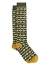 Maliparmi Geometric-pattern Socks In Green