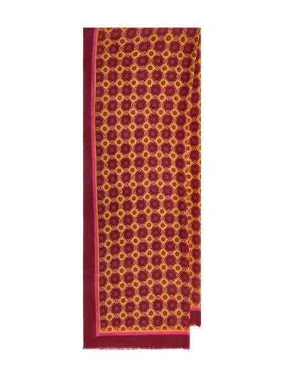 Maliparmi Geometric-patterned Scarf In Brown
