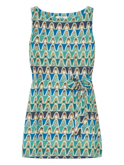 Maliparmi Geometric-print Sleeveless Top In Multi
