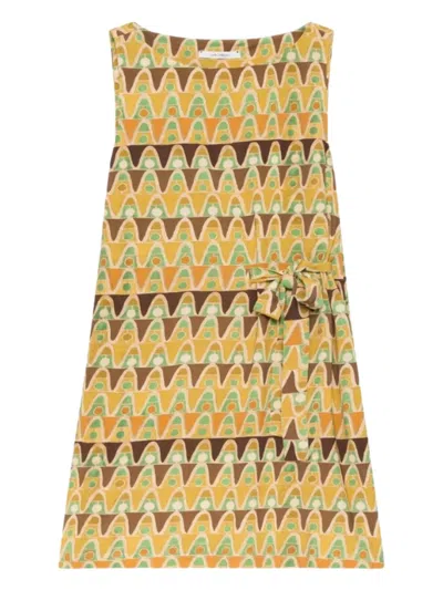 Maliparmi Geometric-print Sleeveless Top