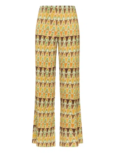 Maliparmi Geometric-print Trousers