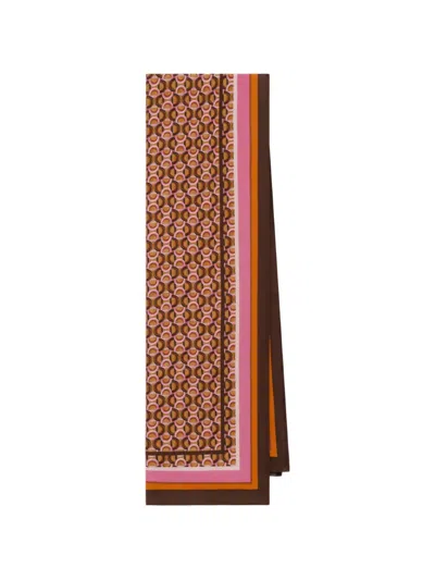 Maliparmi Geometric-print Silk Scarf In Multi
