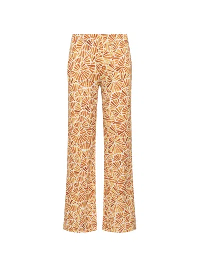 Maliparmi Graphic-print Trousers In Neutral