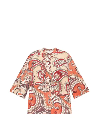 Maliparmi Hippie Lotus Blouse In Multi