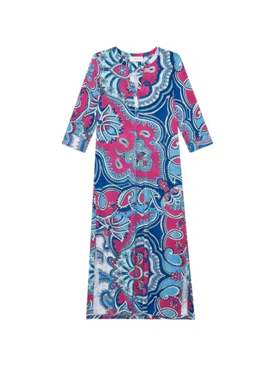 Maliparmi Hippie Lotus Paisley-print Dress In Multi