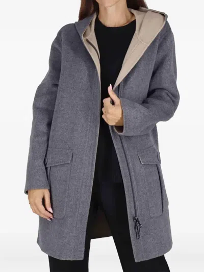 MALIPARMI HOODED POCKET COAT