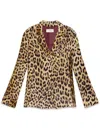 Maliparmi Leopard-print Button-front Jacket In Animal Print