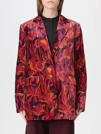 MALIPARMI JACKET MALIPARMI WOMAN COLOR BURGUNDY,H52707050