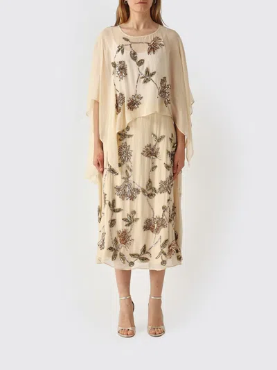 Maliparmi Jacket Woman Color Beige In Multi