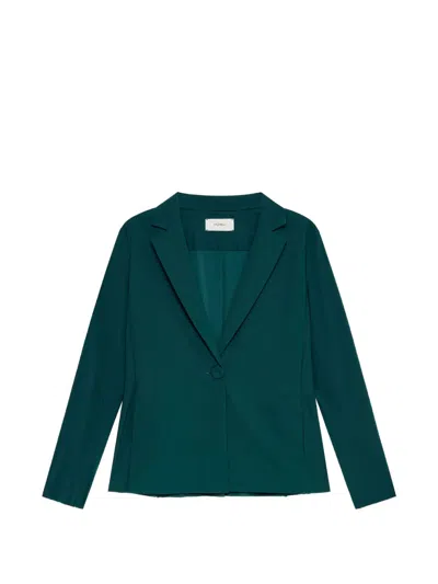 Maliparmi Jersey Blazer In Green