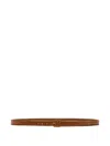 Maliparmi Leather Square-buckle Belt In Brown