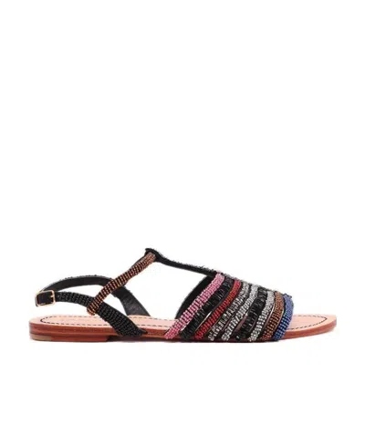 Maliparmi Logo Design Sandals In Black