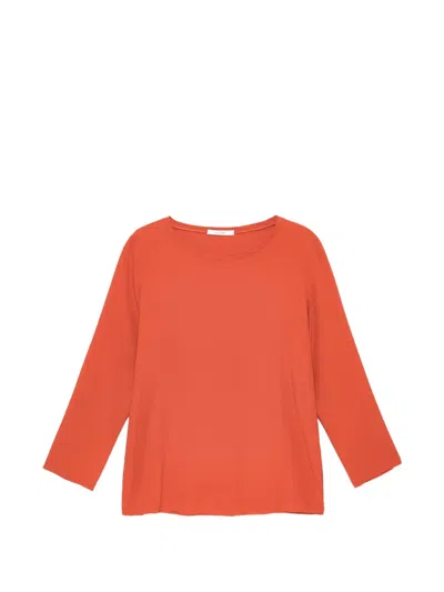 Maliparmi Long-sleeve T-shirt In Orange