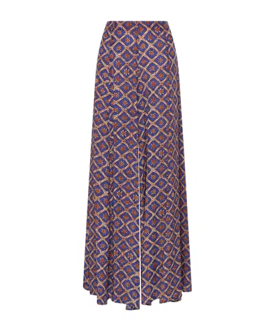 Maliparmi Magnolia Batik Trousers In Brown
