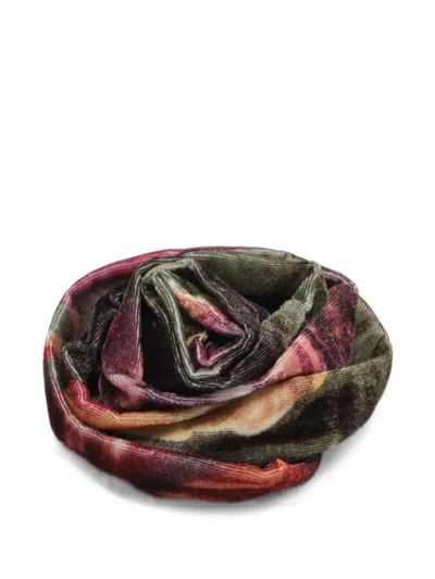 Maliparmi Magnolia Velvet Brooch In Animal Print
