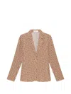 Maliparmi Mini Mouliné Jacket In Multi